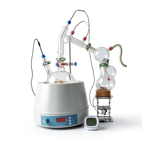 Short Path Distillation 2L Cold Trap and 110V Heating Mantle Haocheng-1