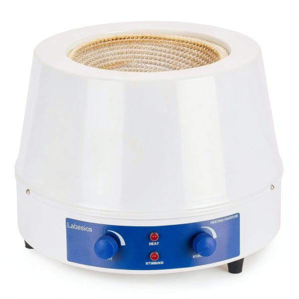 Heating Mantle Labasics 1000ml Beige Magnetic Stirrer 0-1400 RPM 450°C-0